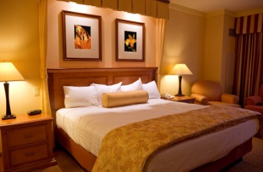Modern hotel accommodations. Modern hotel accommodations.