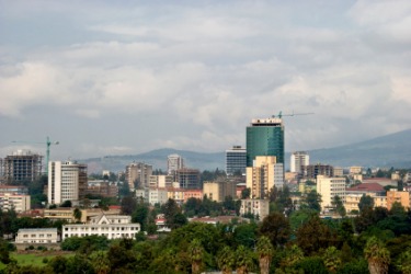 Skyline of the city of Addis Ababa, capital of Ethiopia. Skyline of the city of Addis Ababa, capital of Ethiopia.