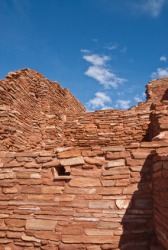 A wall made of adobe bricks. A wall made of adobe bricks.