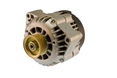 An alternator for an automobile. An alternator for an automobile.
