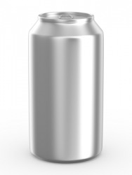 A can made from aluminium, or aluminum. A can made from aluminium, or aluminum.