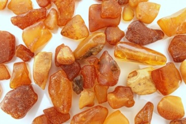 Several pieces of amber. Several pieces of amber.