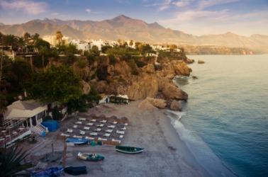 A beachtown in Andalusia, Spain. A beachtown in Andalusia, Spain.