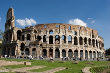 The Colosseum is an ancient arena. The Colosseum is an ancient arena.