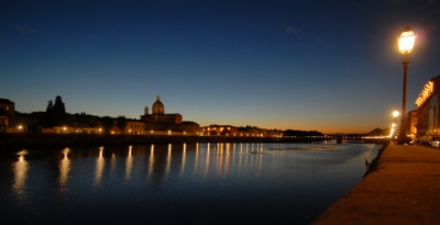 The River Arno in Florence. The River Arno in Florence.