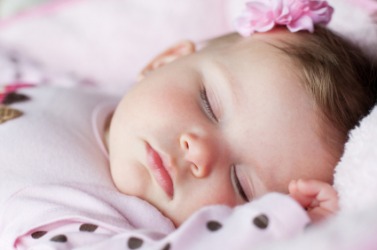 This baby is asleep. This baby is asleep.
