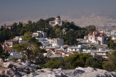The city of Athens, Greece. The city of Athens, Greece.