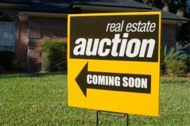 A house about to be sold at auction. A house about to be sold at auction.