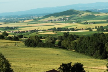 An Auvergne landscape. An Auvergne landscape.