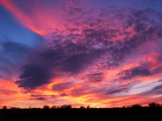 A beautiful sunset. A beautiful sunset.