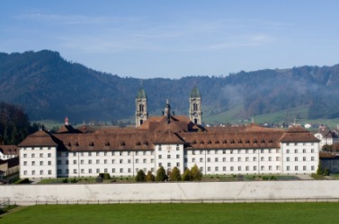 A Benedictine Abbey in Switzerland. A Benedictine Abbey in Switzerland.