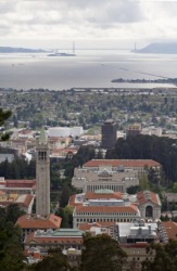Aerial view of Berkeley University. Aerial view of Berkeley University.