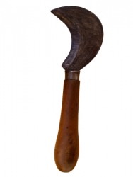 This billhook is used for pruning grape vines. This billhook is used for pruning grape vines.