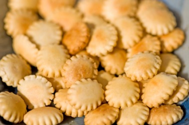 Oyster crackers might be considered bland. Oyster crackers might be considered bland.