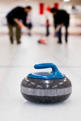 Players in a bonspiel. Players in a bonspiel.