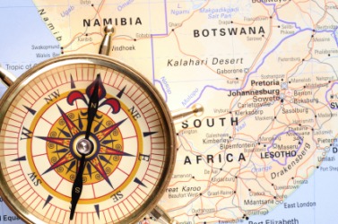 A map showing Botswana, formerly Bechuanaland. A map showing Botswana, formerly Bechuanaland.