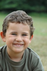 A happy young boy. A happy young boy.