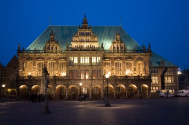 Old city hall in Bremen. Old city hall in Bremen.