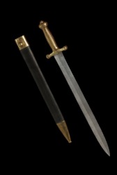 A broadsword with sheath. A broadsword with sheath.