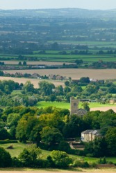 A small village in the foreground of this view of Buckinghamshire countryside. A small village in the foreground of this view of Buckinghamshire countryside.