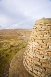 A cairn in the mountains of Yorkshire. A cairn in the mountains of Yorkshire.