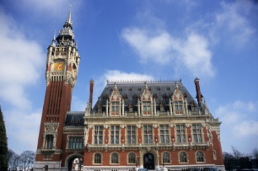 Calais ornate town hall. Calais ornate town hall.