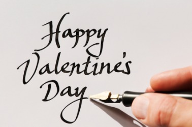 A greeting written with calligraphy. A greeting written with calligraphy.