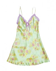 A woman's flower print camisole. A woman's flower print camisole.