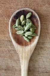 A spoonful of cardamom. A spoonful of cardamom.