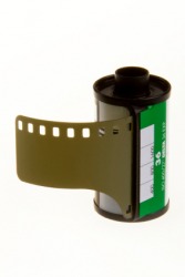A cassette of camera film. A cassette of camera film.