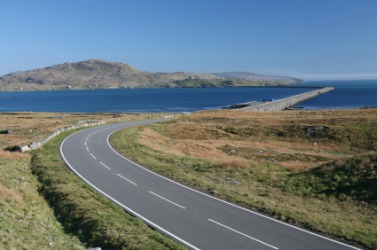 The Hebrides Causeway in Scotland. The Hebrides Causeway in Scotland.