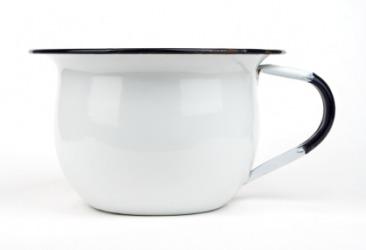A child's chamber pot. A child's chamber pot.