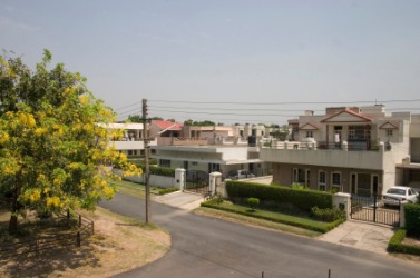 A residential area in Chandigarh. A residential area in Chandigarh.