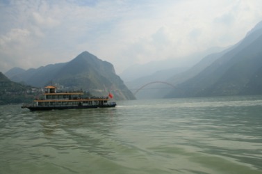 A boat on the river Chang. A boat on the river Chang.