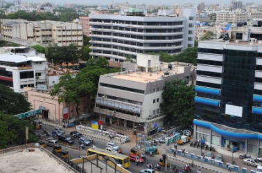 A view of downtown Chennai. A view of downtown Chennai.