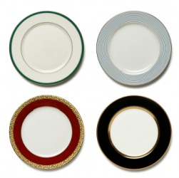 Four china plates. Four china plates.