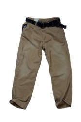 A pair of chino pants. A pair of chino pants.