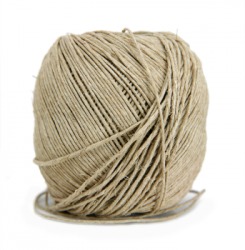 A clew of twine. A clew of twine.