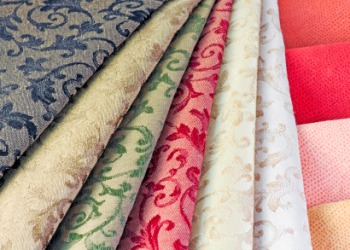 Folds of different colored cloth. Folds of different colored cloth.