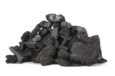 A small pile of coal. A small pile of coal.