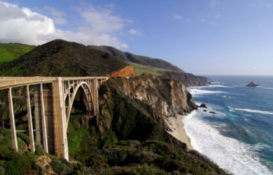 Californias rocky coastline. Californias rocky coastline.