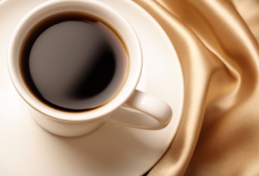 A cup of coffee. A cup of coffee.