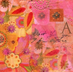 A collage made from different papers. A collage made from different papers.