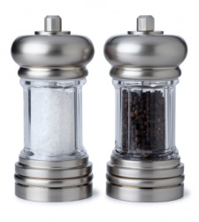 Salt and pepper shakers are a couple. Salt and pepper shakers are a couple.