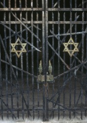 Memorial gates in Dachau. Memorial gates in Dachau.
