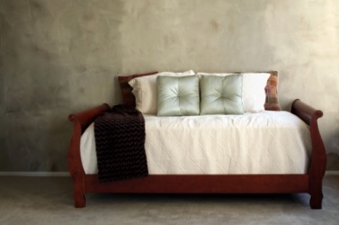 A comfortable looking daybed. A comfortable looking daybed.