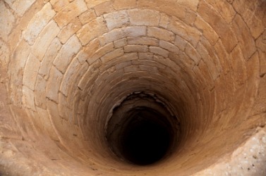 A castles deep well. A castles deep well.