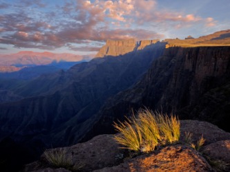 The Drakensberg Mountains. The Drakensberg Mountains.