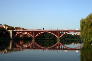 The river Drava or Drau. The river Drava or Drau.
