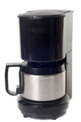 This style of coffee pot makes drip coffee. This style of coffee pot makes drip coffee.